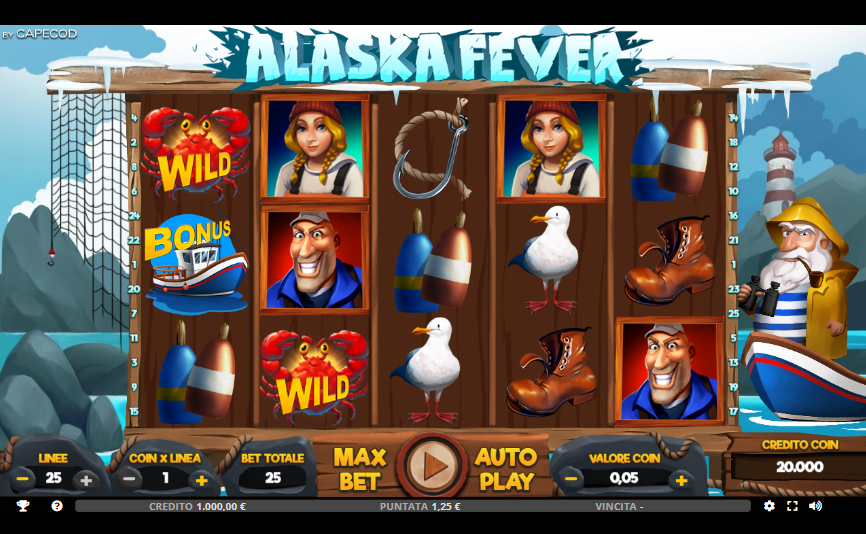 Alaska Fever schermata di gioco